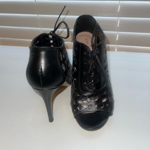 Kate Spade Black Peep Toe Heel